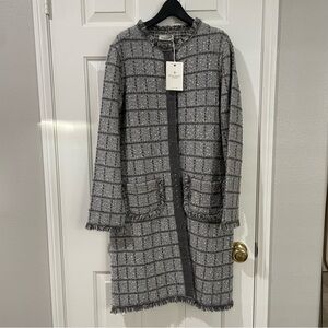 BRAND NEW BRUNO MANETTI CASHMERE TWEED COAT
